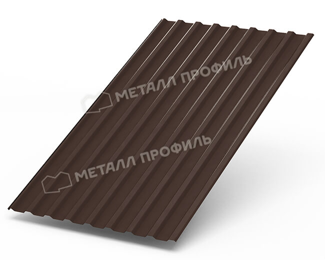 Фото: Профнастил МП20 х 1100 - R (Steelmatt-20-8017-0.4±0.08мм) в Ступино