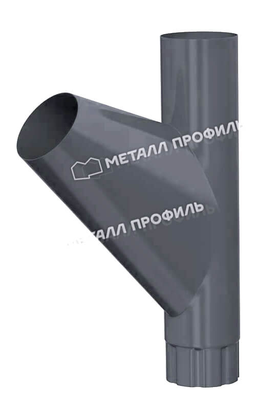 Тройник трубы Foramina Freeze D100 (FRZ_D-01-GreyGrey-0.5) в Ступино