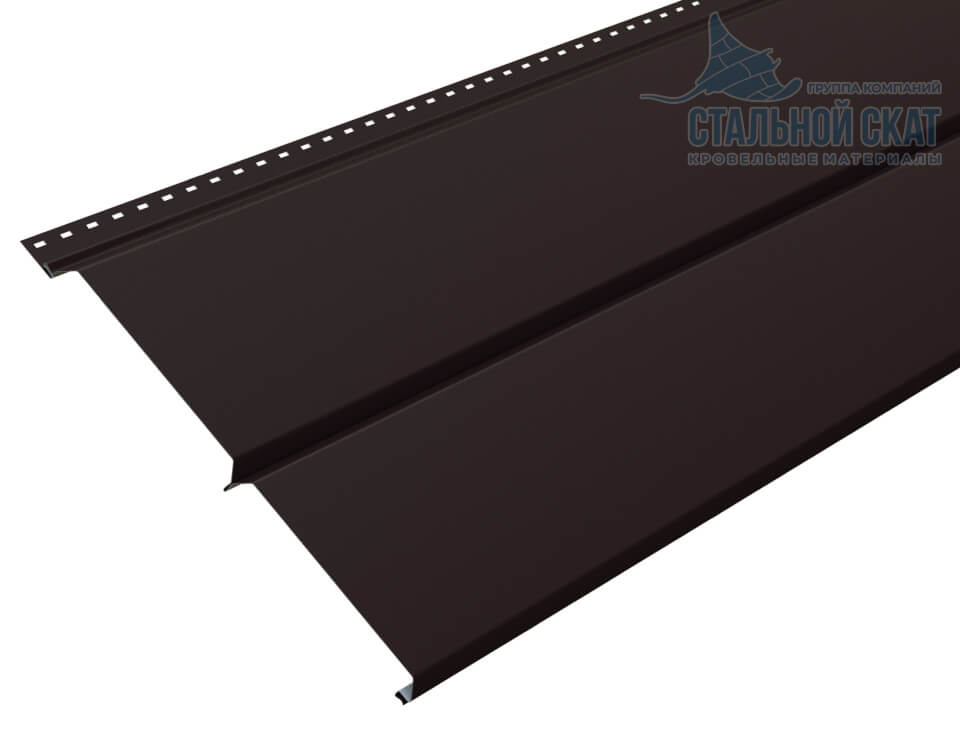 Сайдинг Lбрус-XL-14х335 (VALORI-20-DarkBrown-0.5) в Ступино