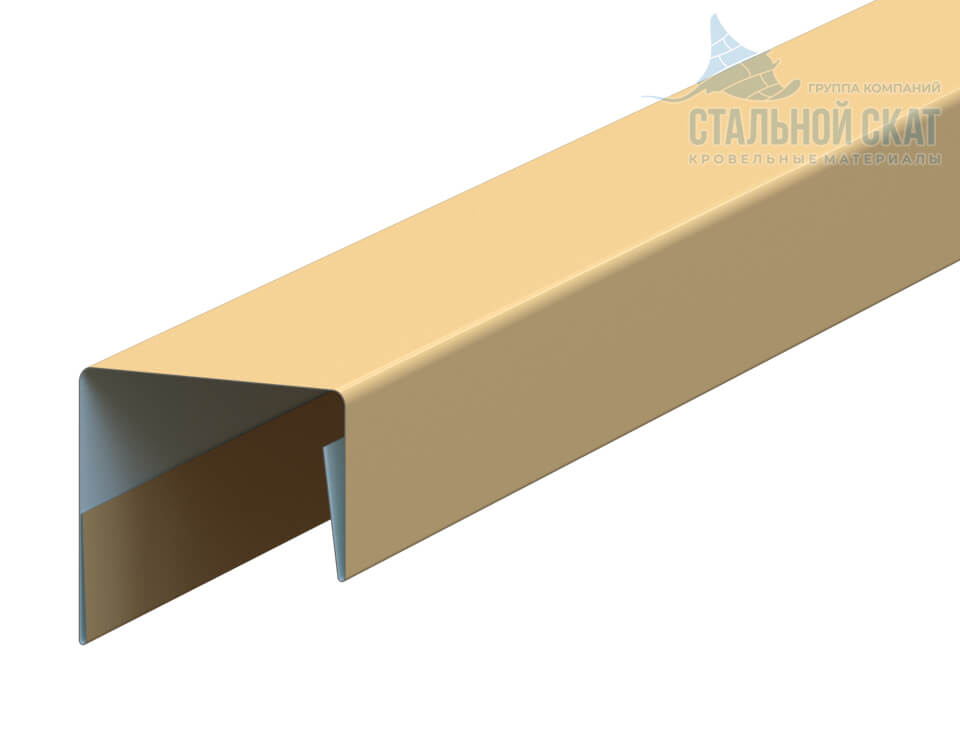 Планка П-образная 23х22х2000 NormanMP (ПЭ-01-1015-0.5) в Ступино