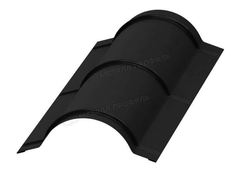 Планка конька круглого R110х2000 (VikingMP E-20-9005-0.5)