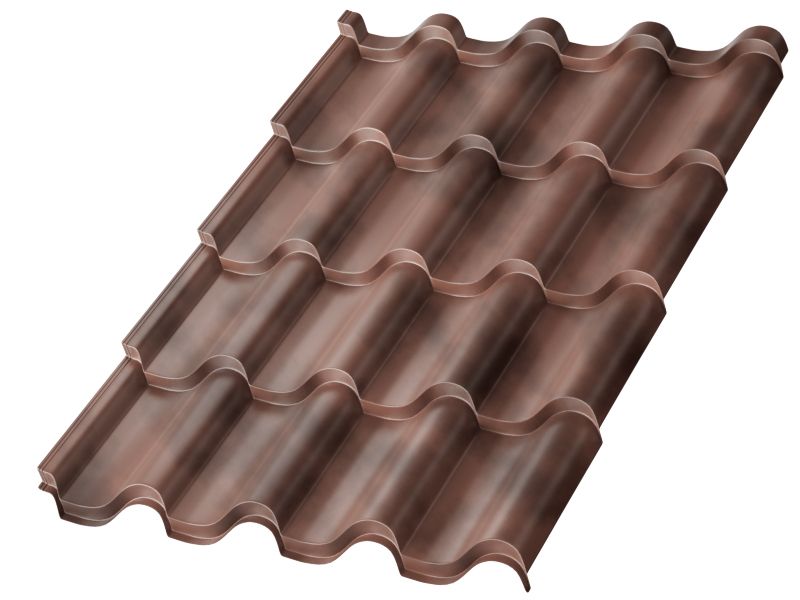Металлочерепица МП Монтерроса-M (КЛМА-02-Античный-0.5)