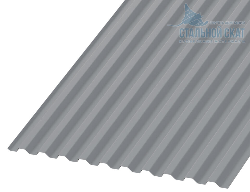 Профнастил С21 х 1000 - B NormanMP (ПЭ-01-9006-0.5)