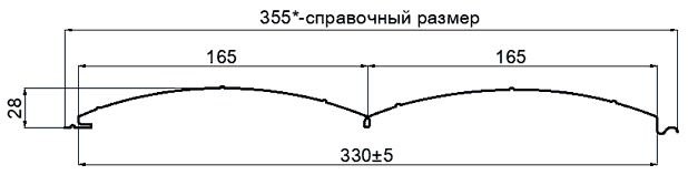 Сайдинг Woodstock-Н-28х330 (ECOSTEEL_MA-01-Беленый Дуб-0.5)