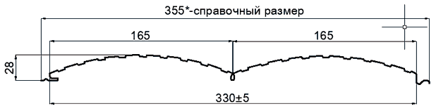 Сайдинг Woodstock-Т-28х330 (ECOSTEEL_MA-01-Беленый Дуб-0.5)