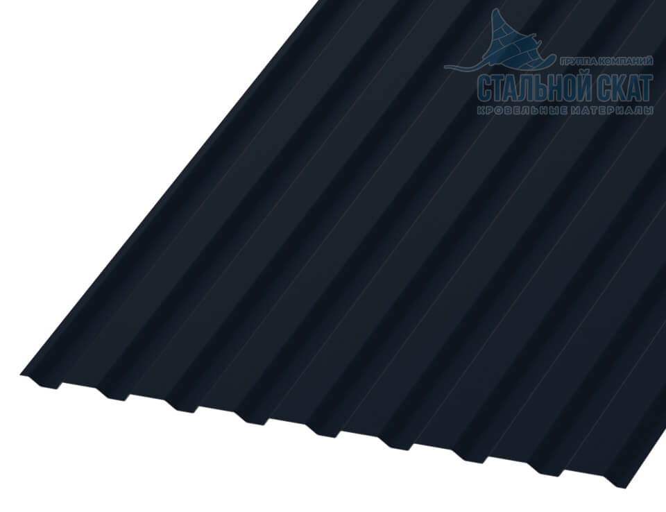 Профнастил МП20 х 1100 - A (VALORI-20-DarkGrey-0.5)