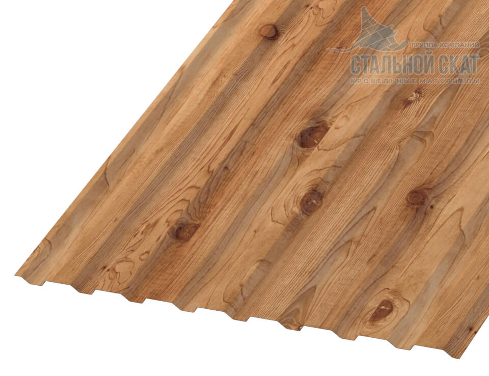 Профнастил МП20 х 1100 - A (ECOSTEEL_T-01-Кедр-0.5)